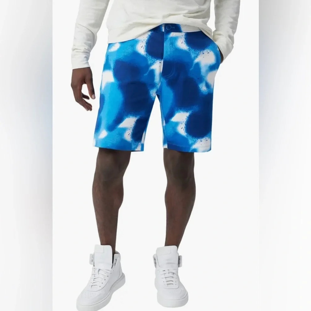 Good Man Brand Flex Pro Jersey Shorts in Sky Spray Paint